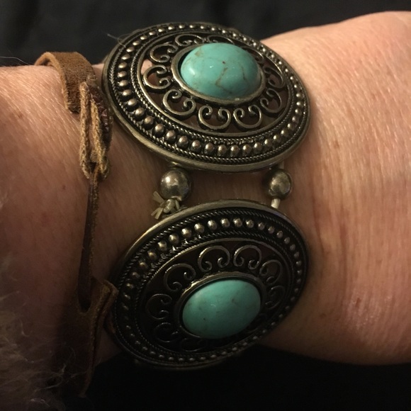 Turquoise bracelet stretch - Picture 2 of 3